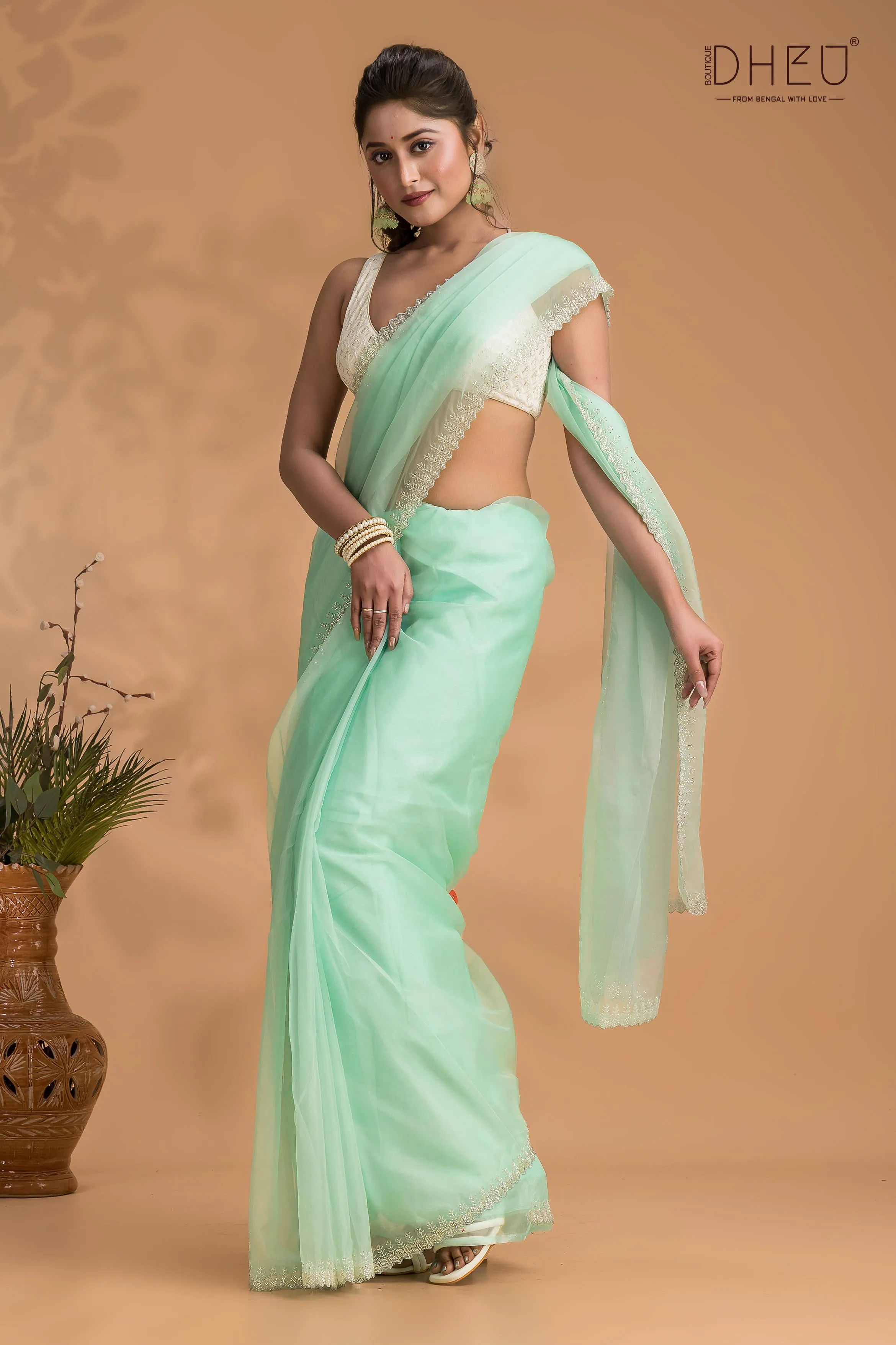 Crown - Exclusive Organza Saree