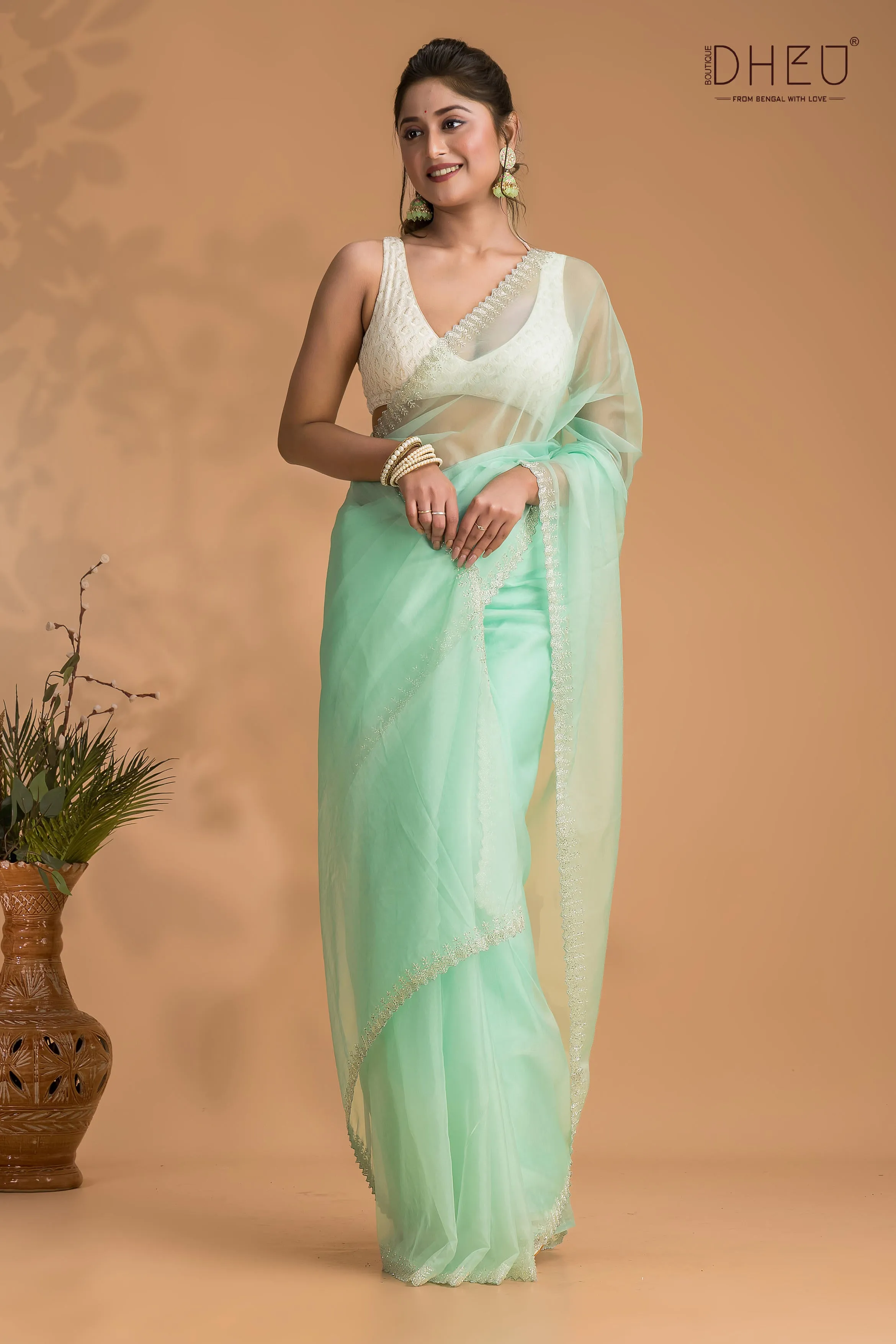 Crown - Exclusive Organza Saree