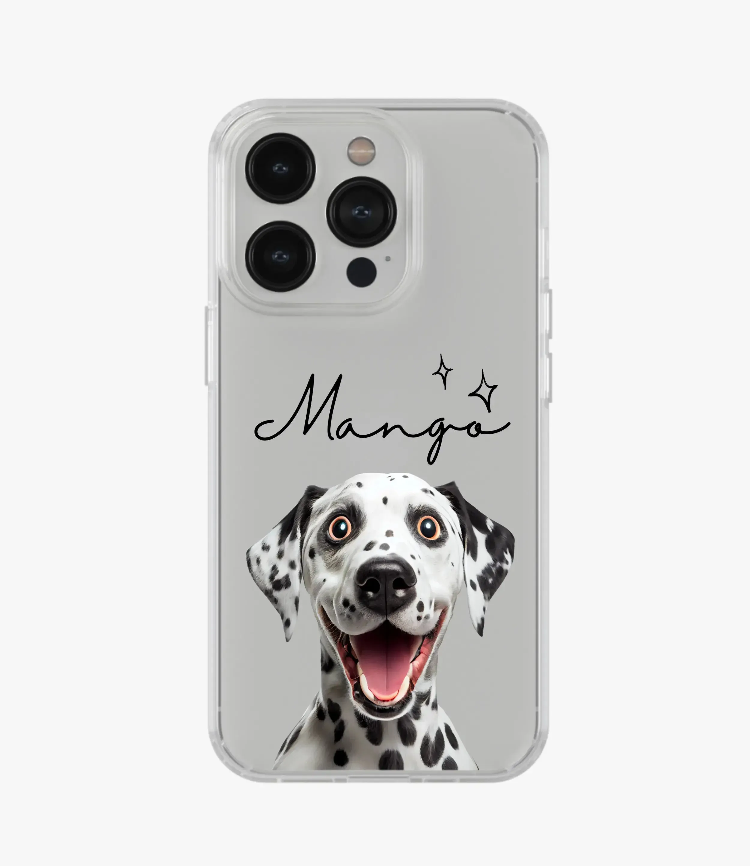 Dalmatian Custom Name Silicone Case