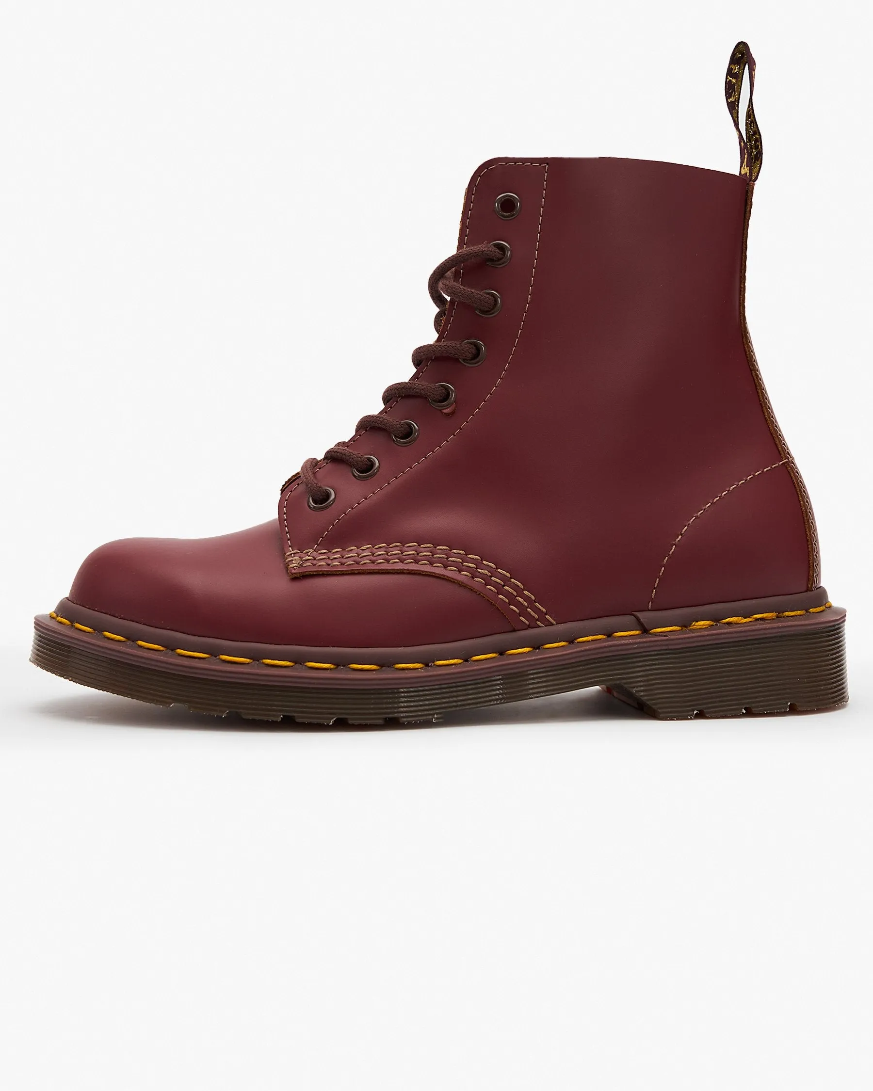 Dr Martens Made In England Vintage 1460 Boots - Oxblood Quilon