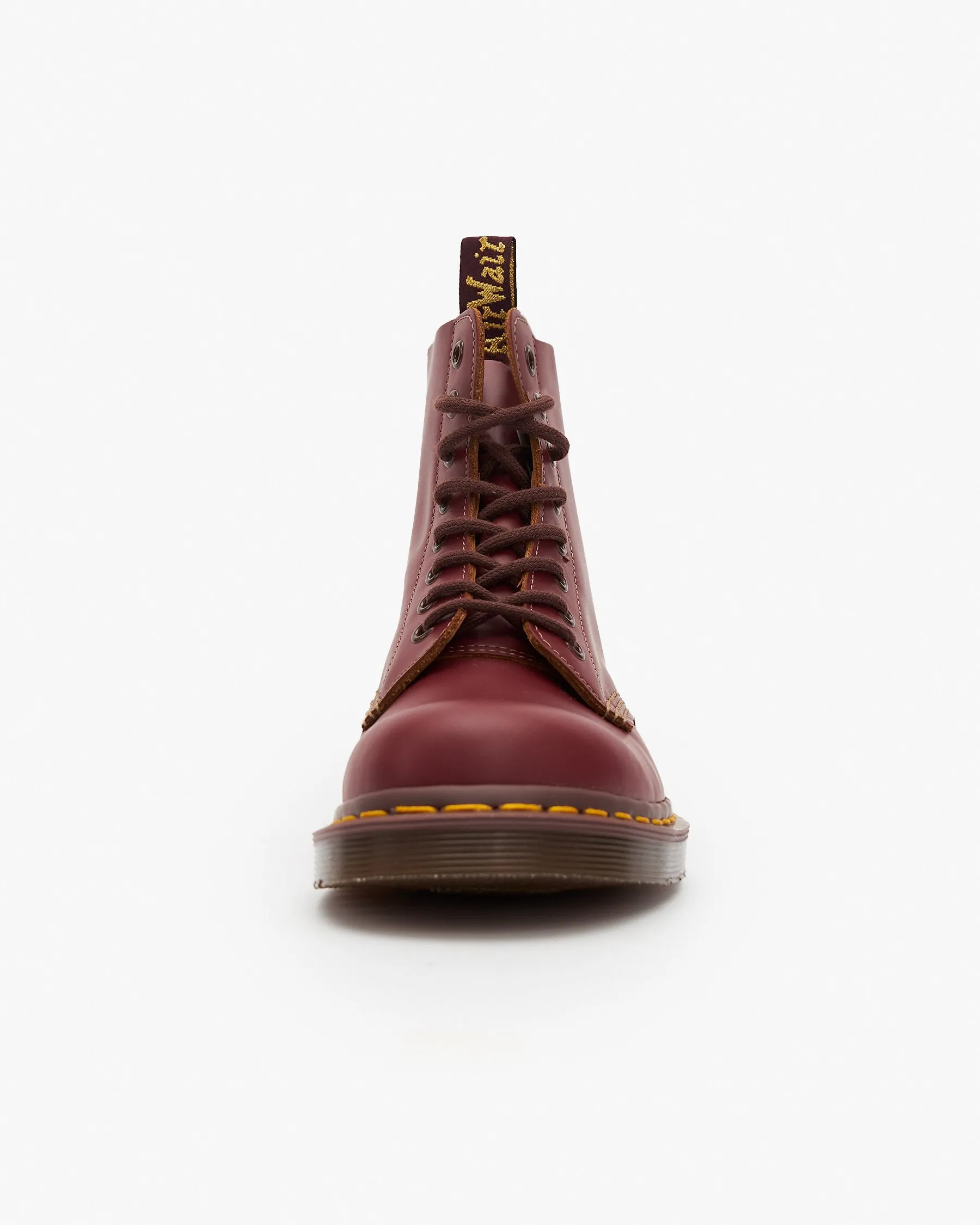 Dr Martens Made In England Vintage 1460 Boots - Oxblood Quilon