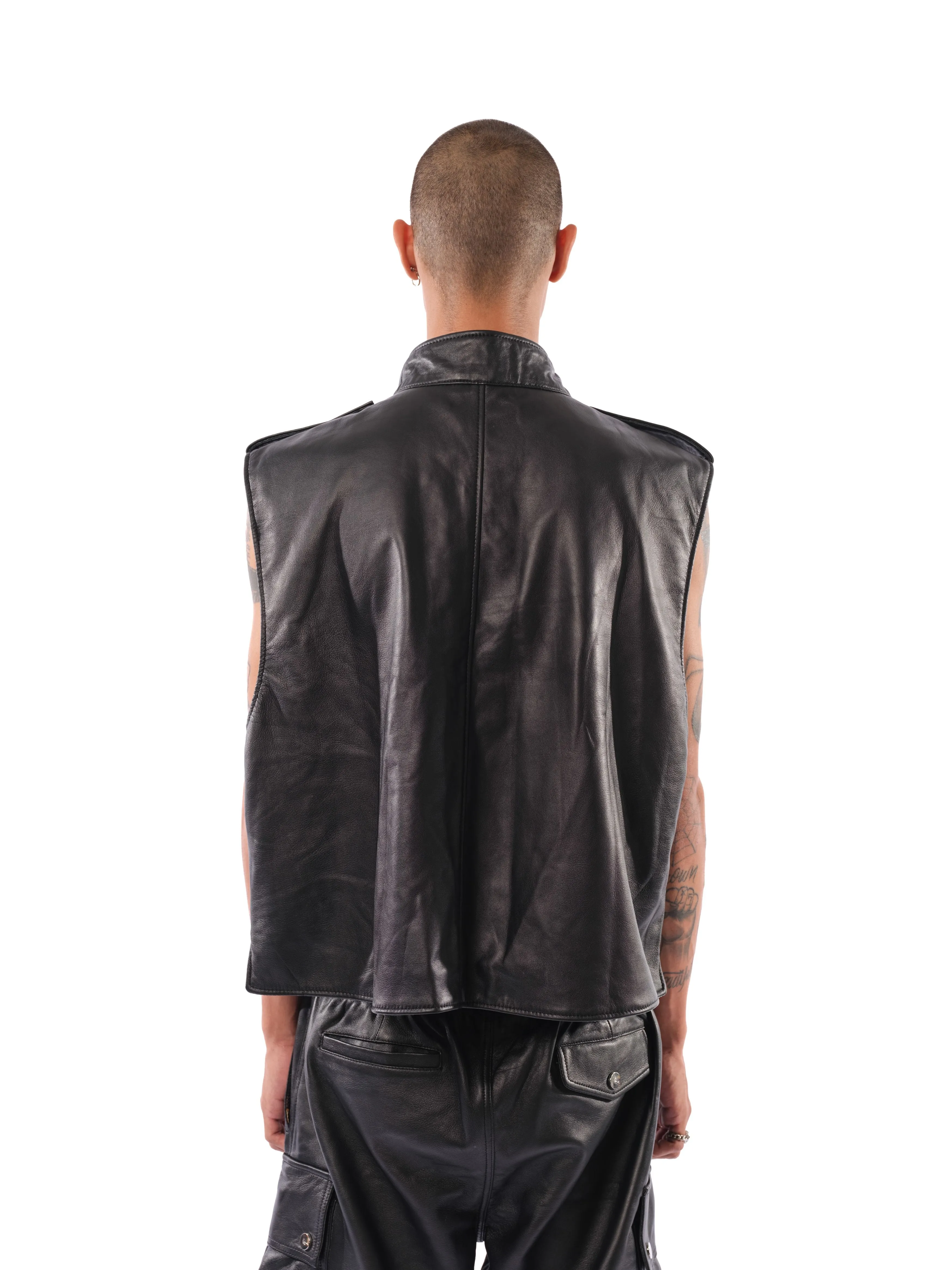 Drako Leather Vest