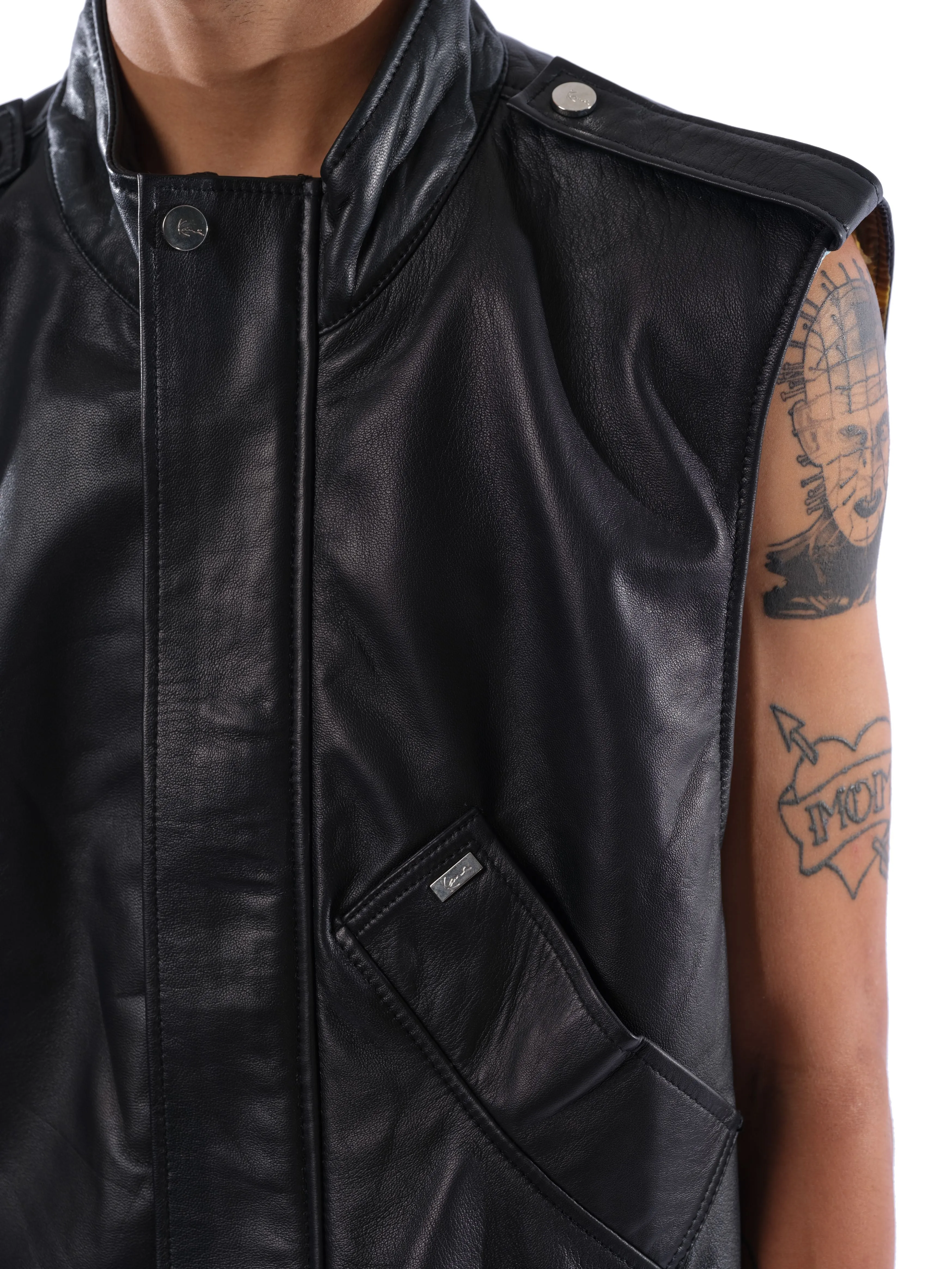 Drako Leather Vest