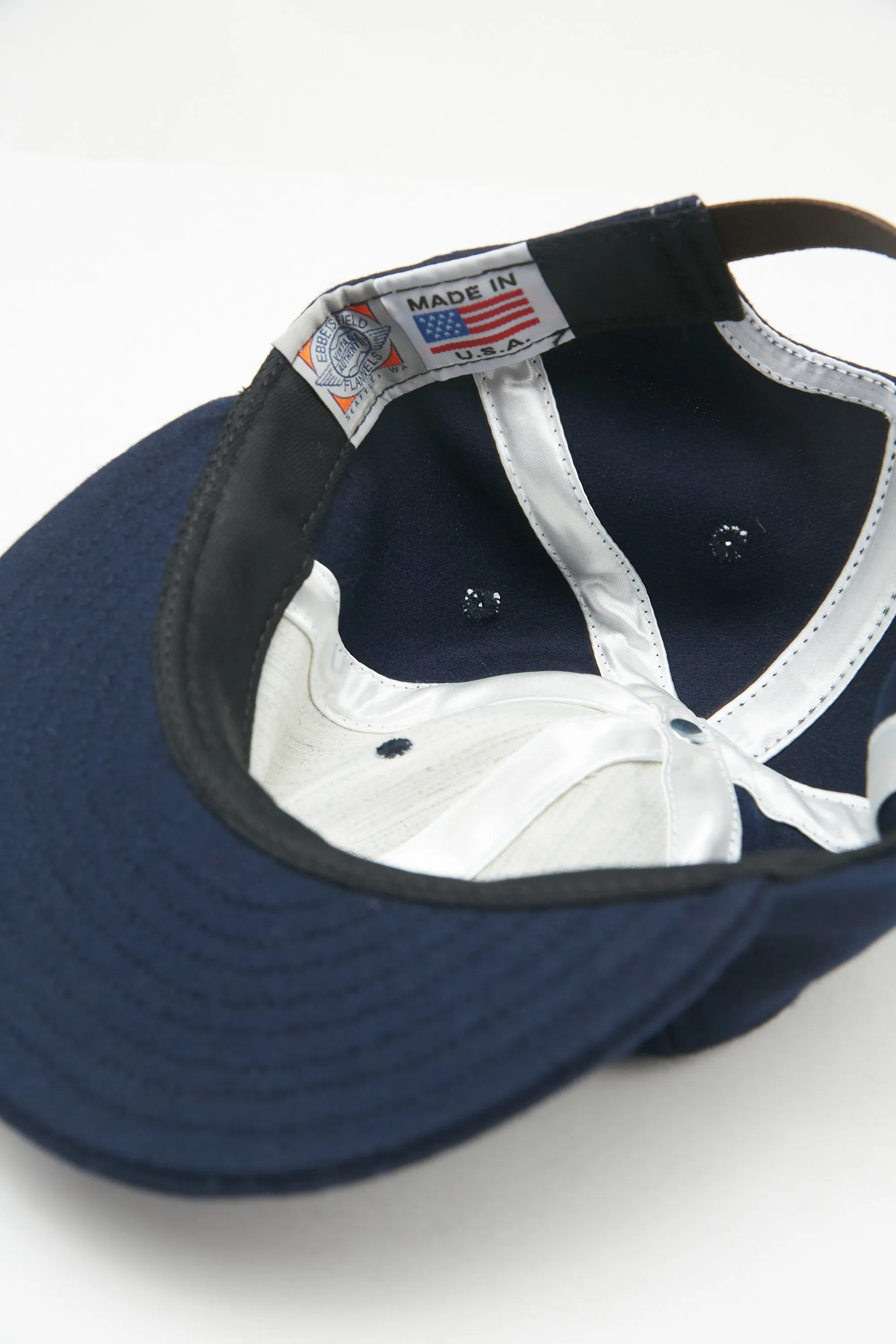 Ebbets x Totem Brand Co. Cap - Navy/Red Wool - EXCLUSIVE