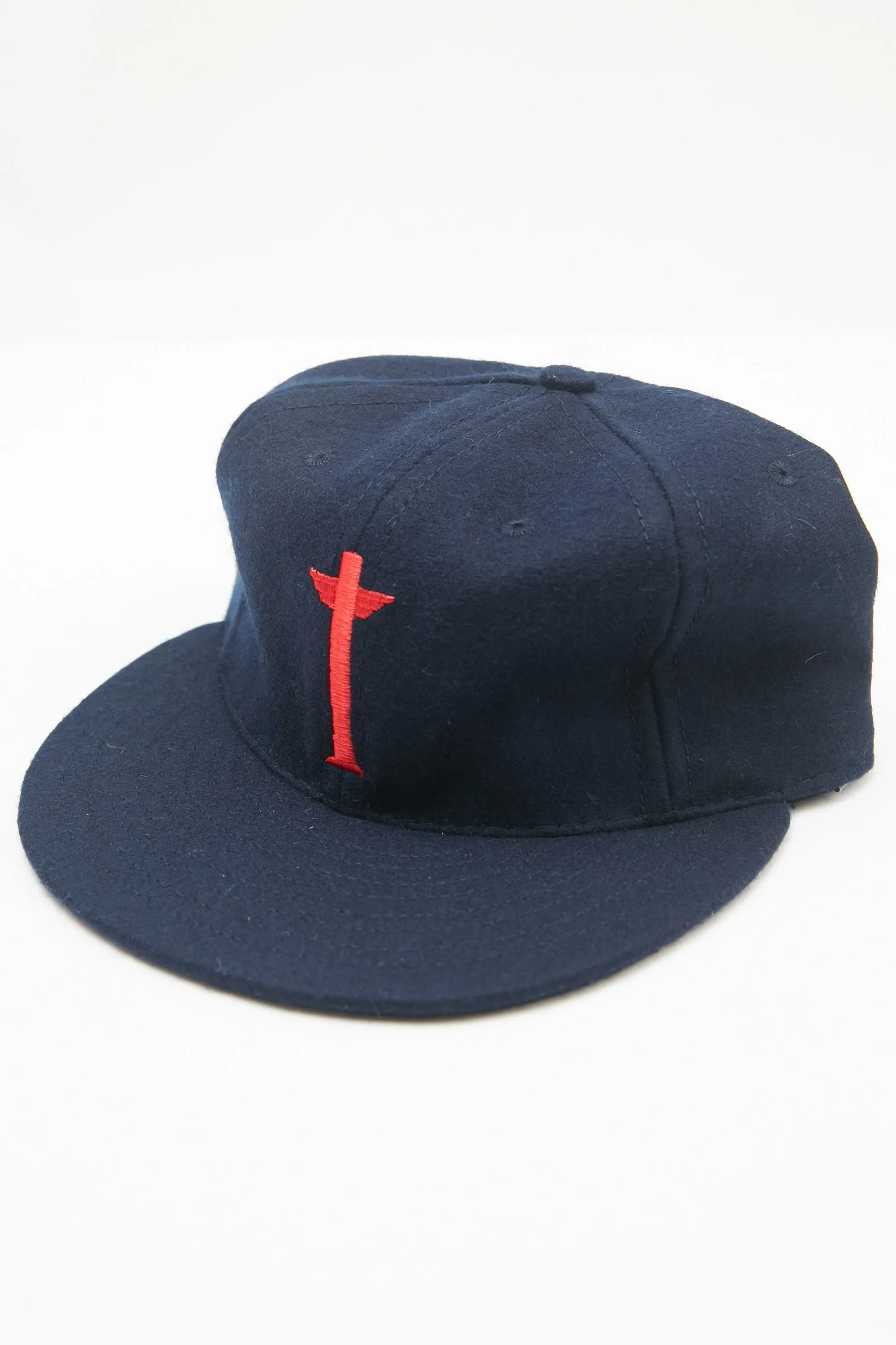 Ebbets x Totem Brand Co. Cap - Navy/Red Wool - EXCLUSIVE