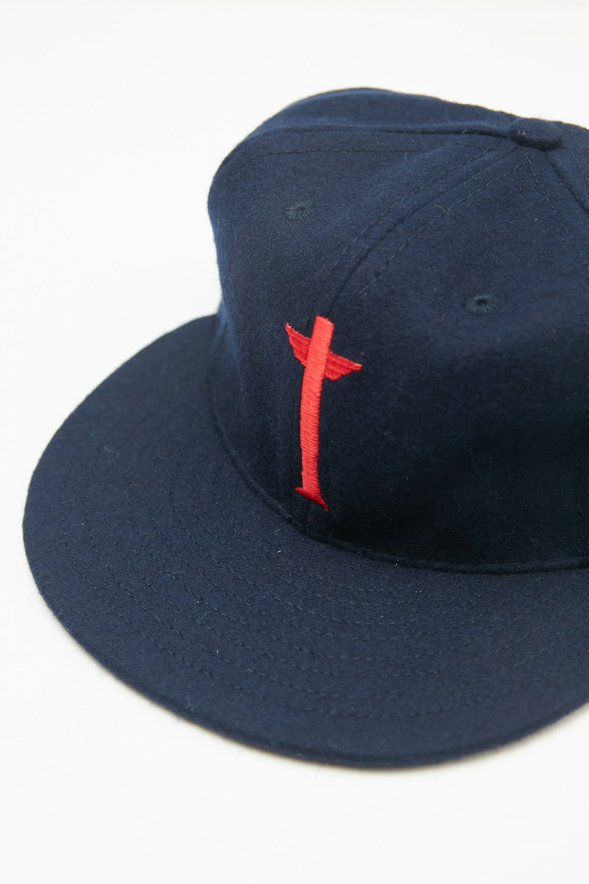 Ebbets x Totem Brand Co. Cap - Navy/Red Wool - EXCLUSIVE