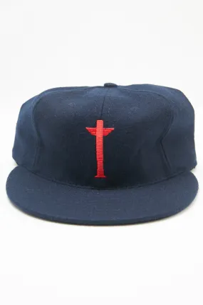 Ebbets x Totem Brand Co. Cap - Navy/Red Wool - EXCLUSIVE