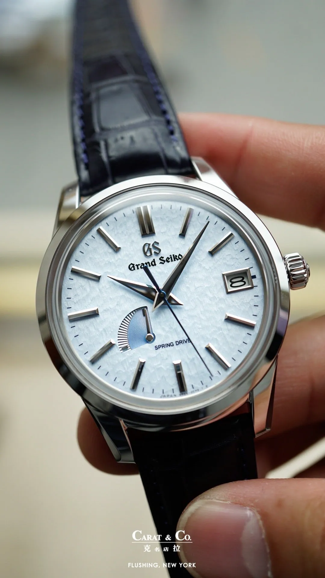 Elegance Collection Calibre 9R65 Spring Drive "Skyflake" SBGA407