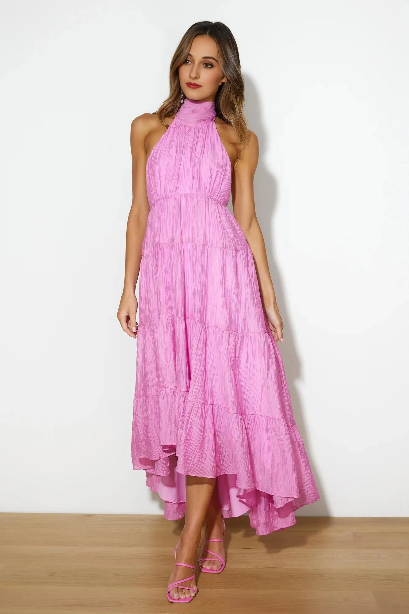 Entrance Is Yours Maxi Dress Pink