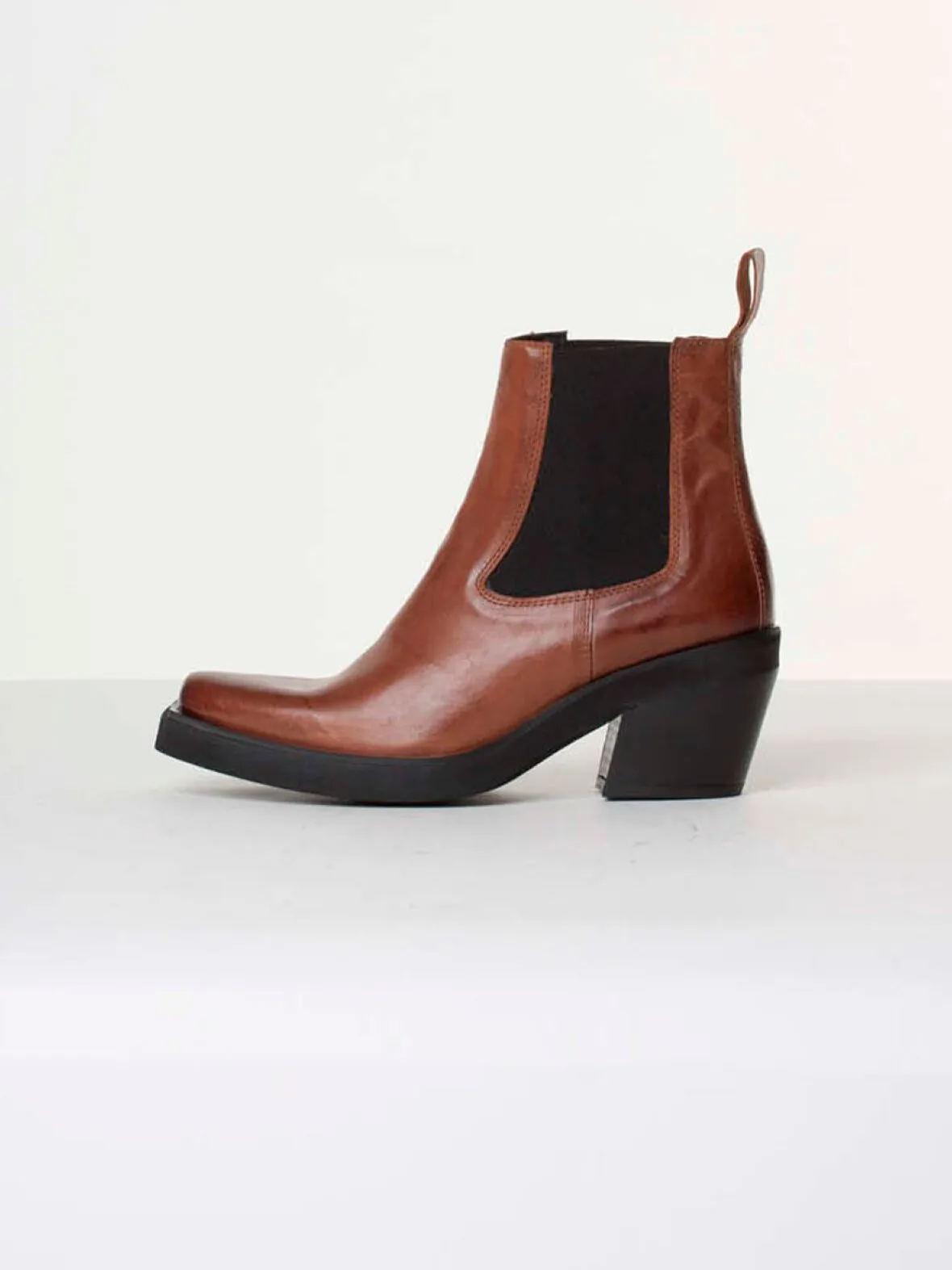 Etna Caramel Ankle Boots