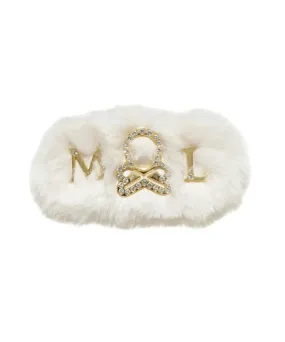 Ever faux fur Barrette WHITE