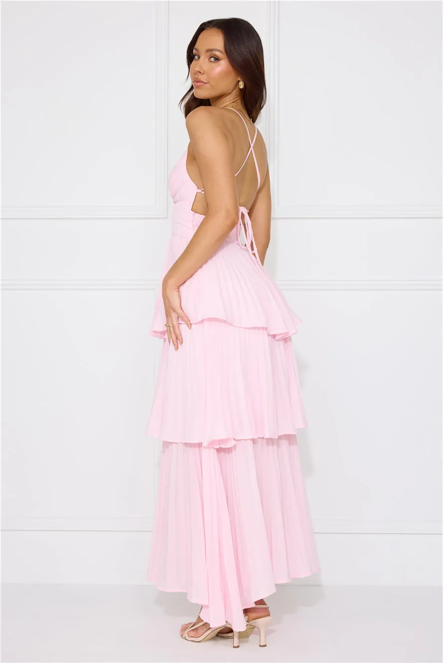 Fashionably Ever After Maxi Dress Pink