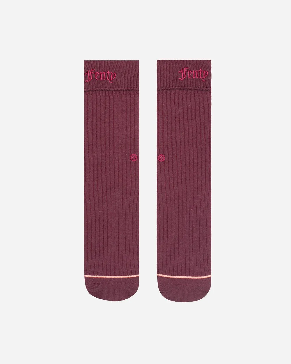 Fenty Prep Sock Burgundy