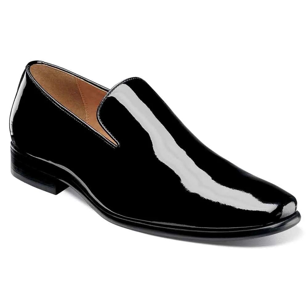 Florsheim Postino Black Patent Leather Men’s Plain Toe Slip On