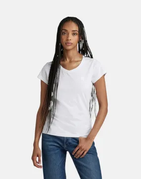 G-Star RAW Eyben Slim V-Neck White T-Shirt