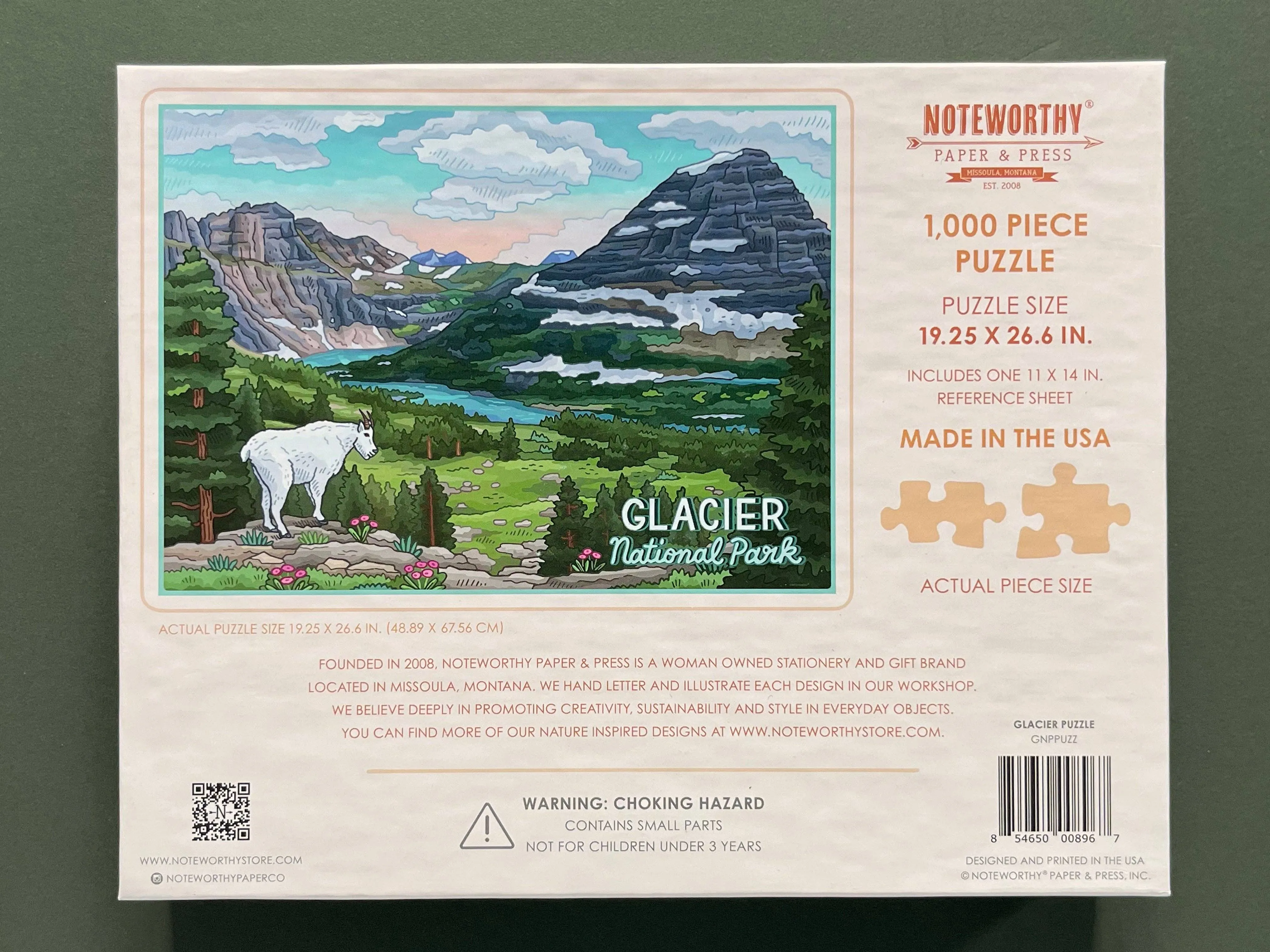 Glacier National Park Puzzle