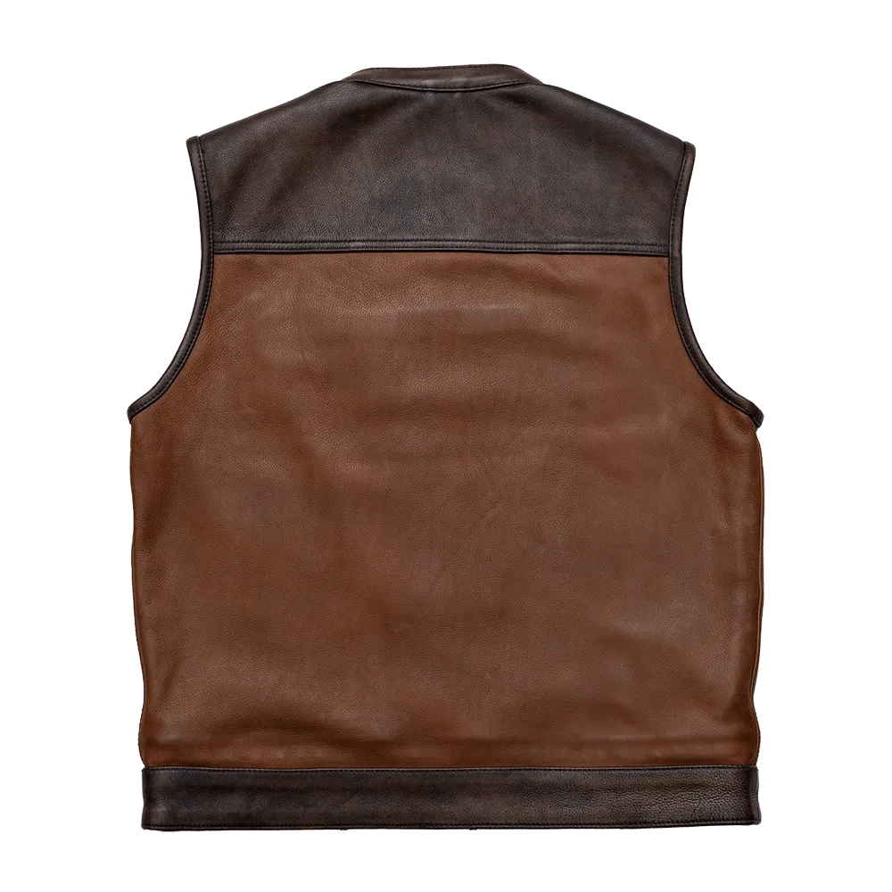 Gunner Men's Leather Motorcycle Vest (Limited Edition)