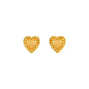 Hearts Earrings Gold