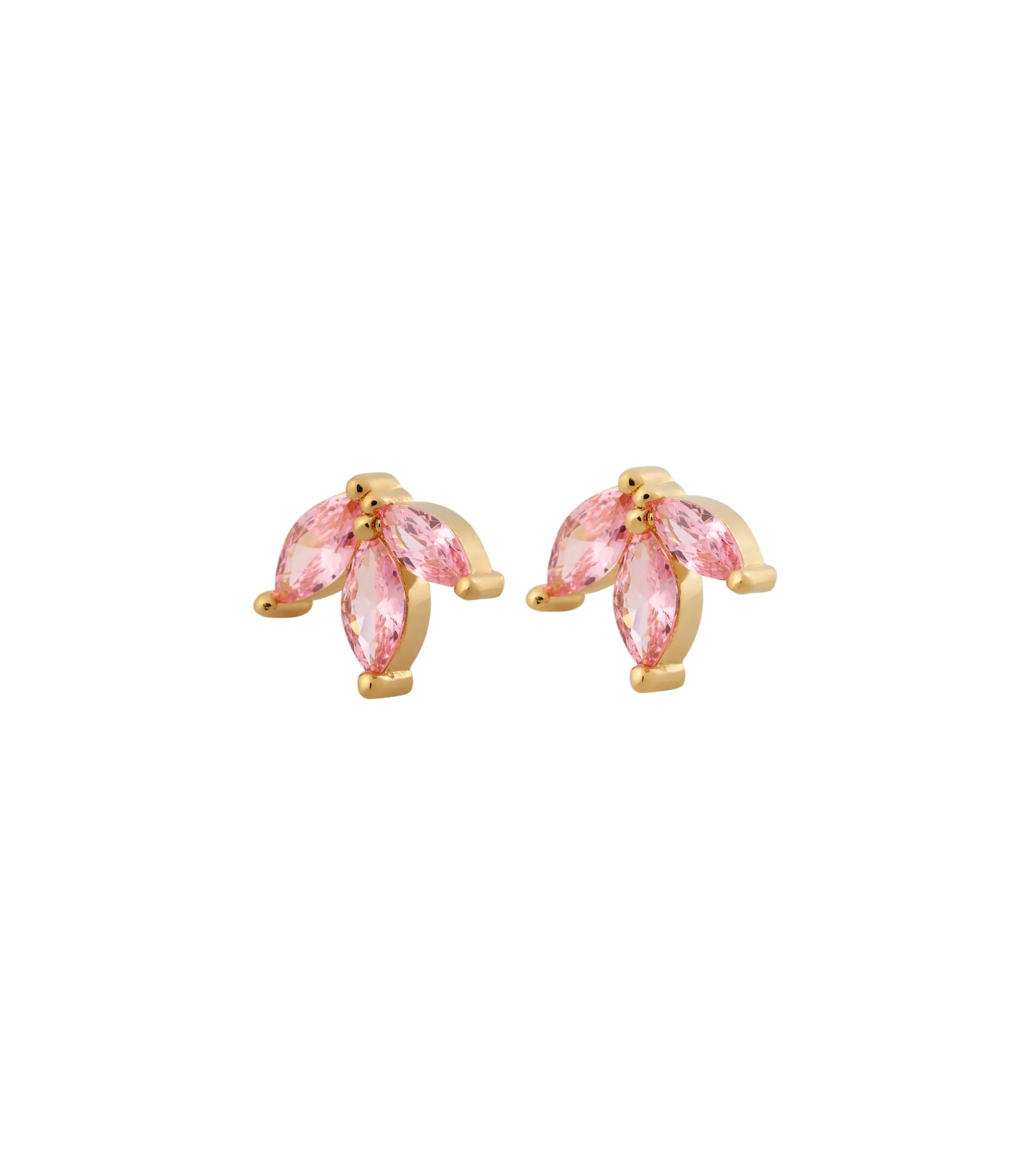 Laursl Studs Pink Gold