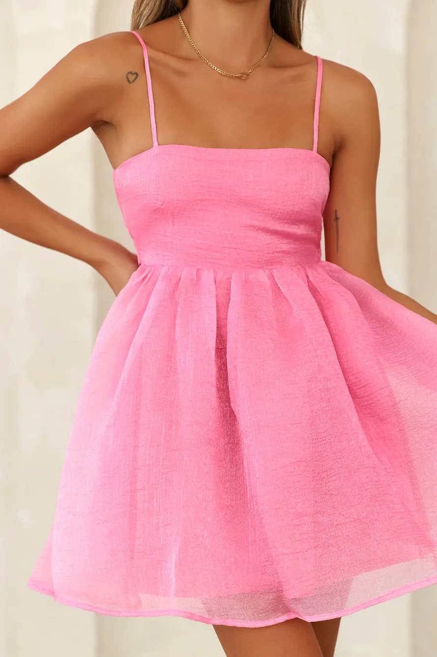 Magical Secret Mini Dress Pink