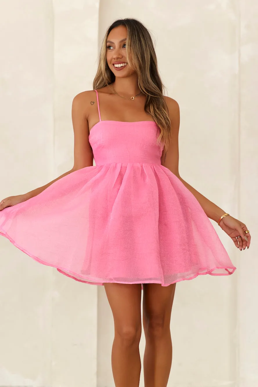 Magical Secret Mini Dress Pink