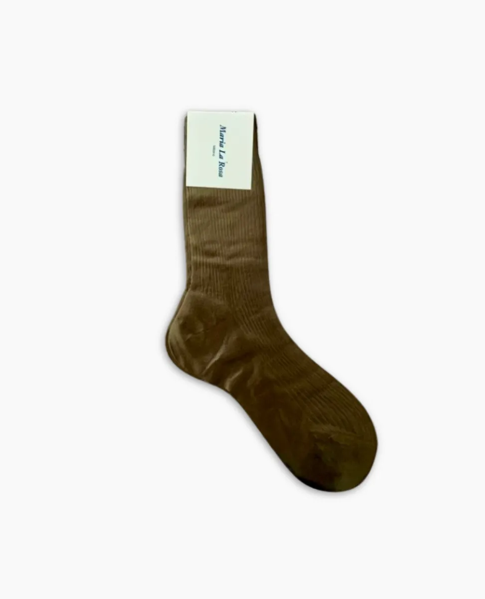 Maria La Rosa Bosco Silk Socks