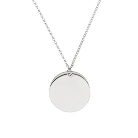 Medallion Silver Necklace