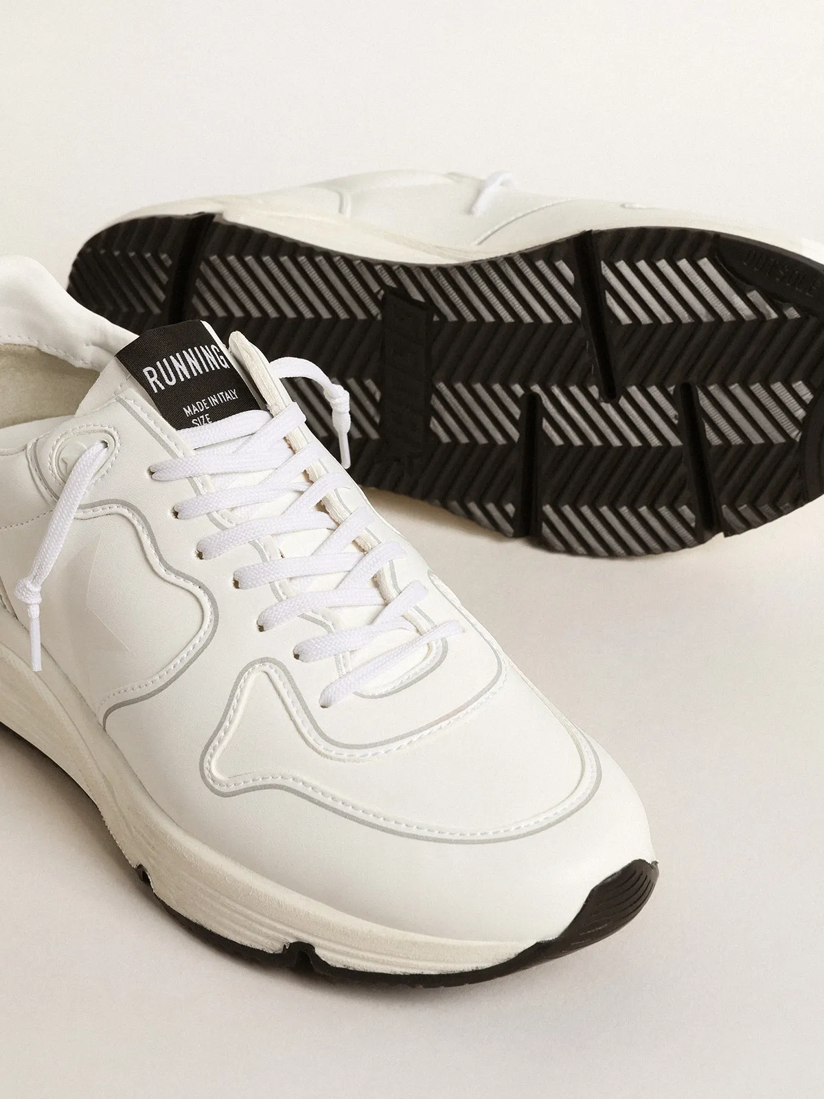 Men’s bio-based Running Sole with white star and heel tab