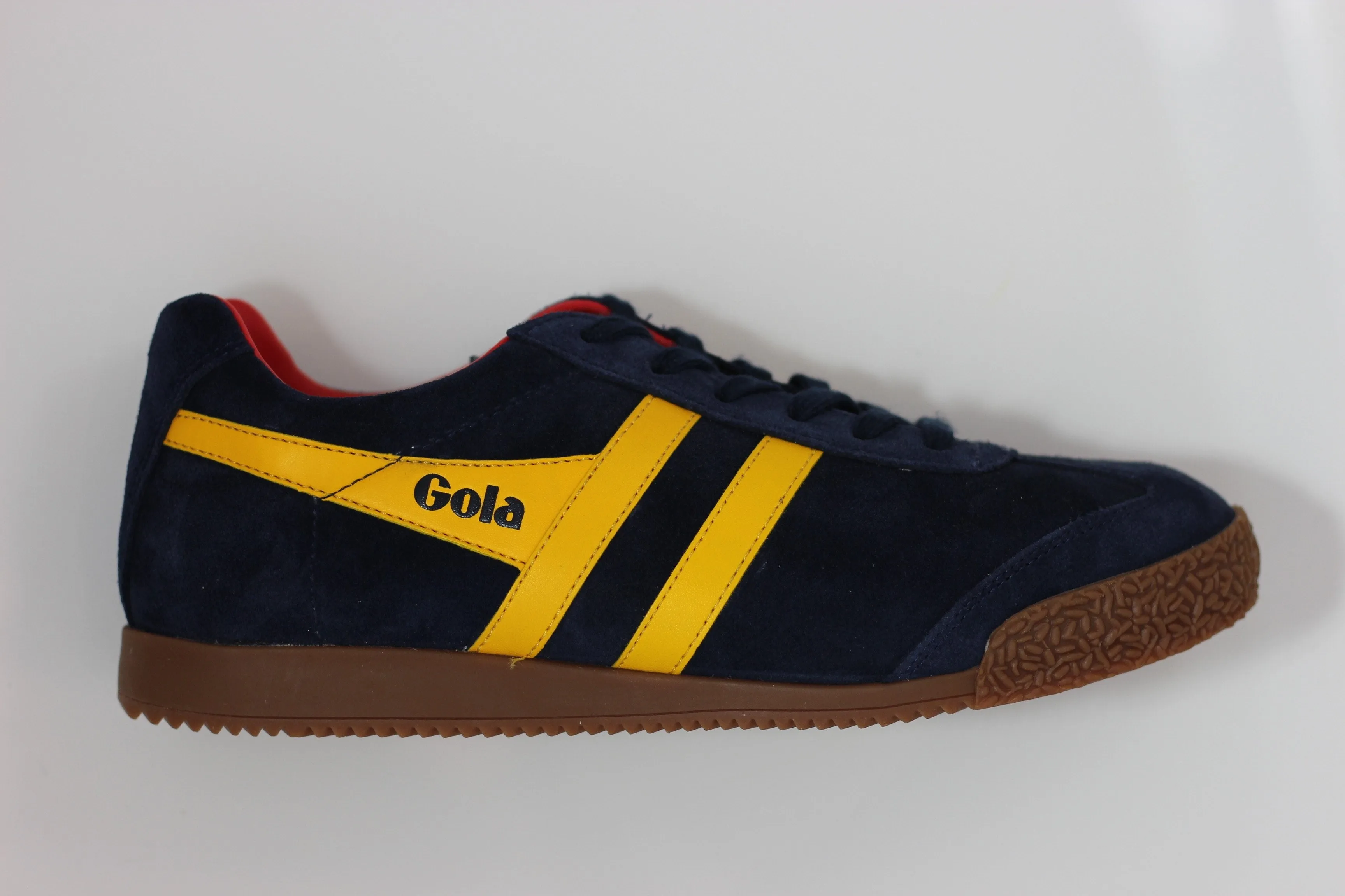 Men's Harrier Sneaker - Navy/Sun/Red Suede/Leather