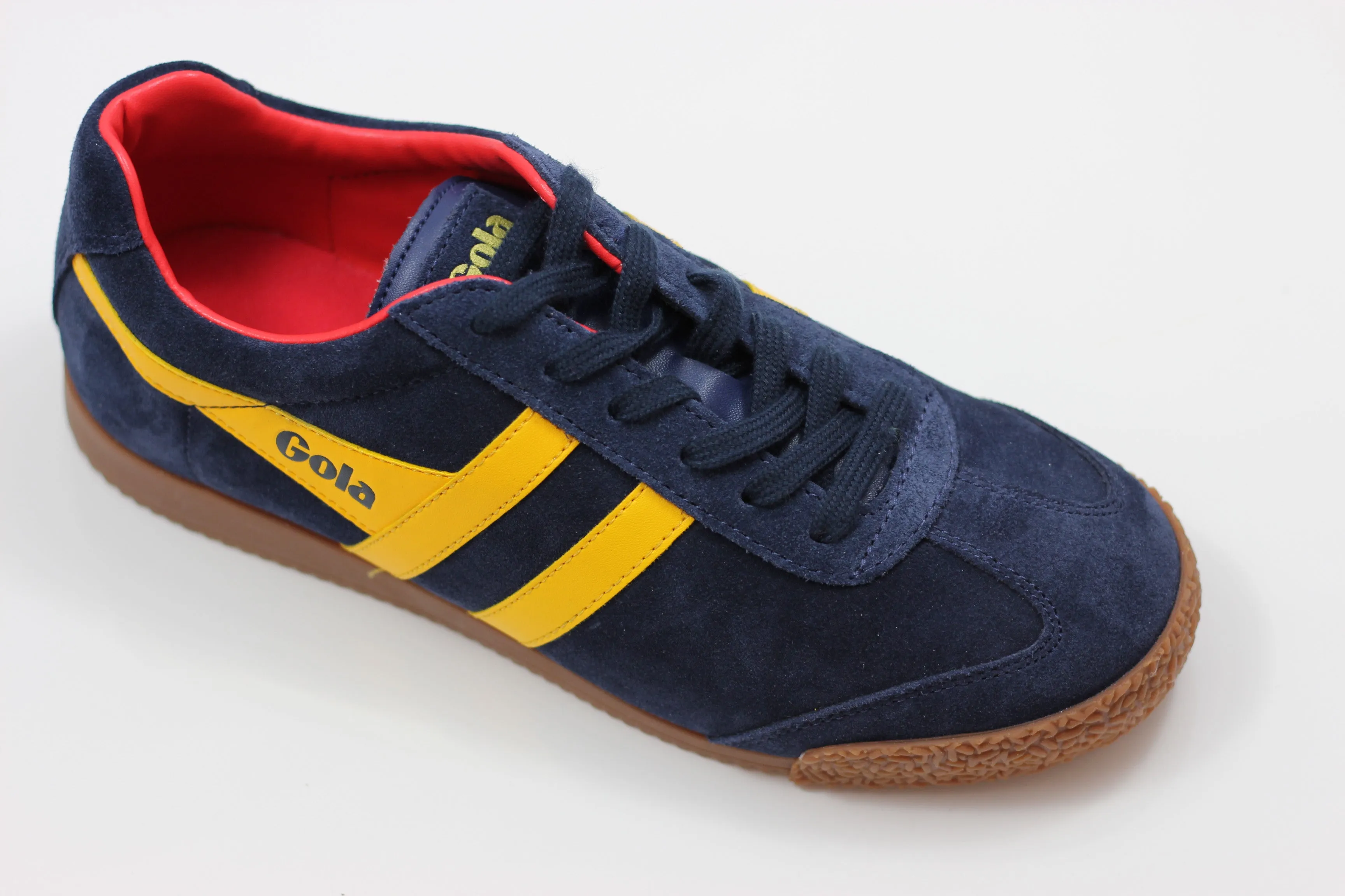 Men's Harrier Sneaker - Navy/Sun/Red Suede/Leather