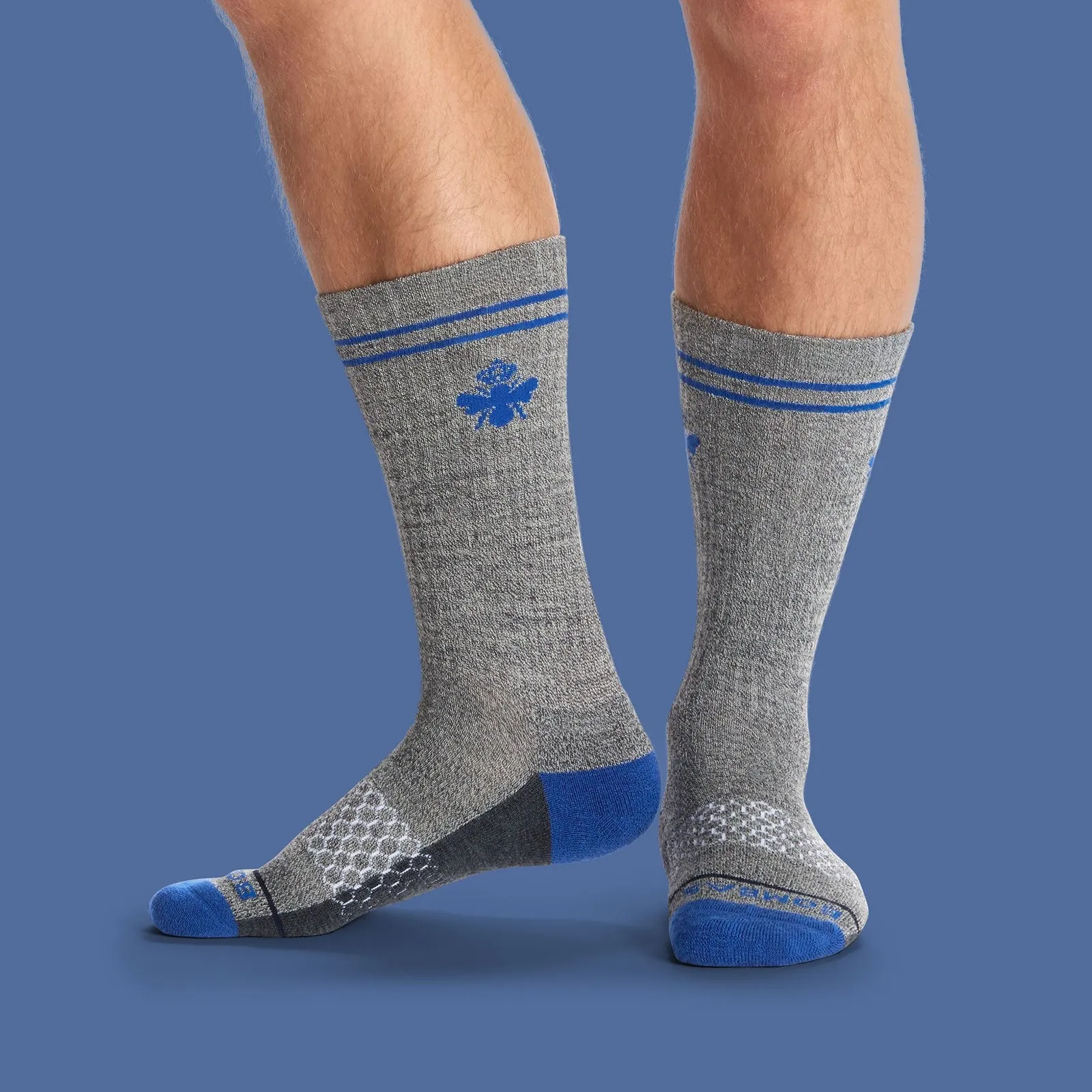 Men's Merino Wool Calf Sock 8-Pack