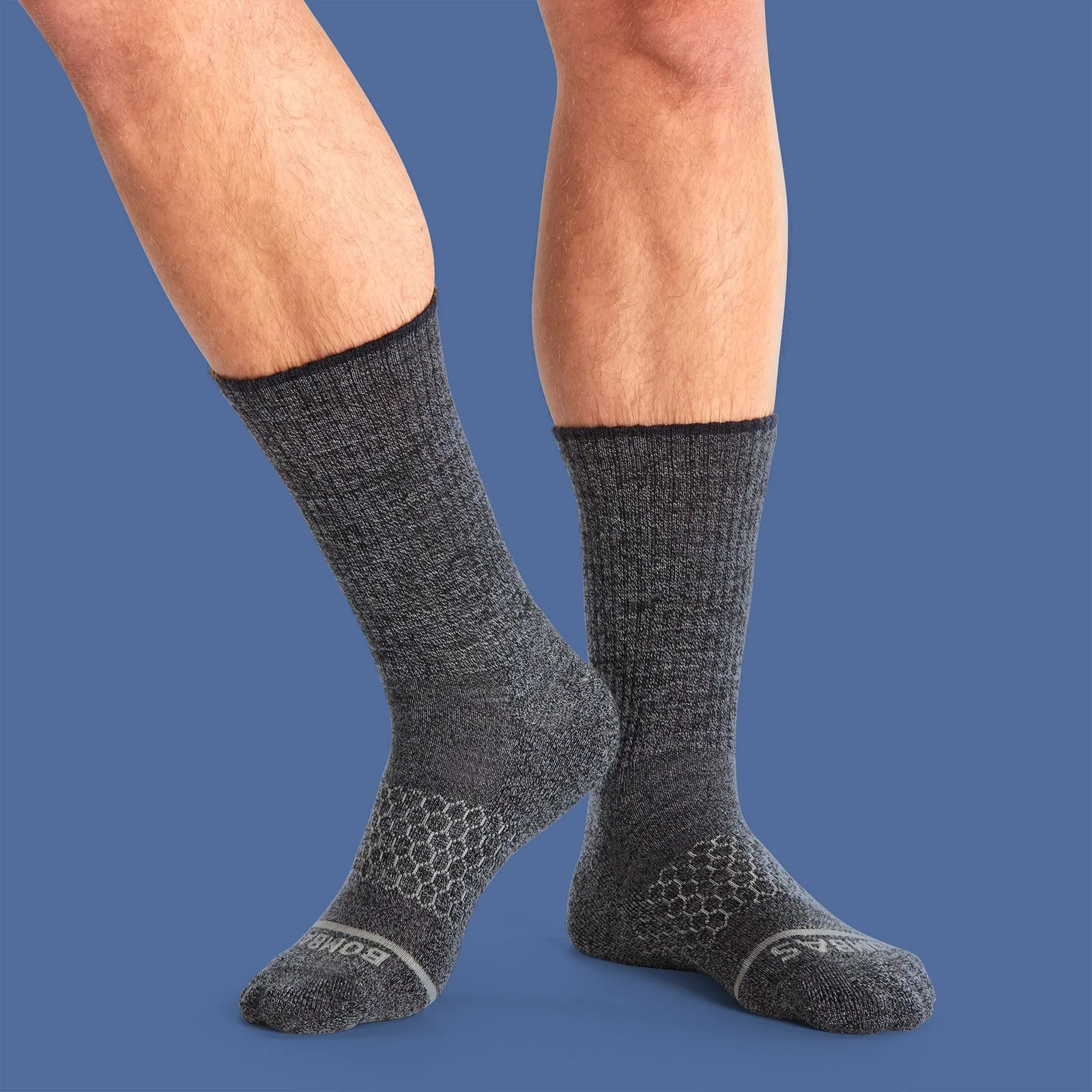 Men's Merino Wool Calf Sock 8-Pack