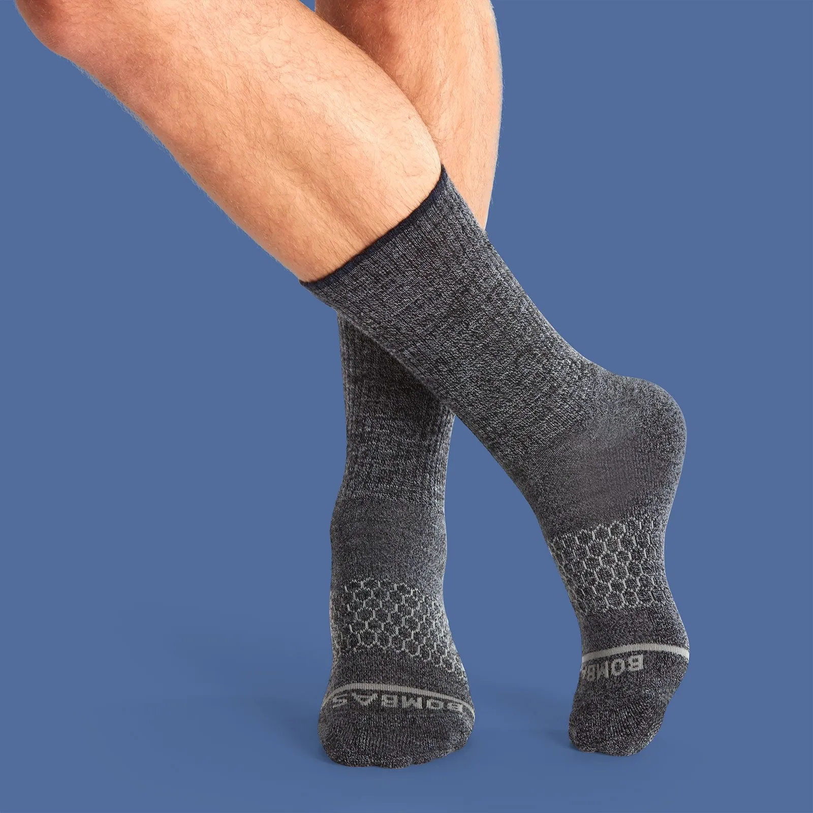 Men's Merino Wool Calf Sock 8-Pack