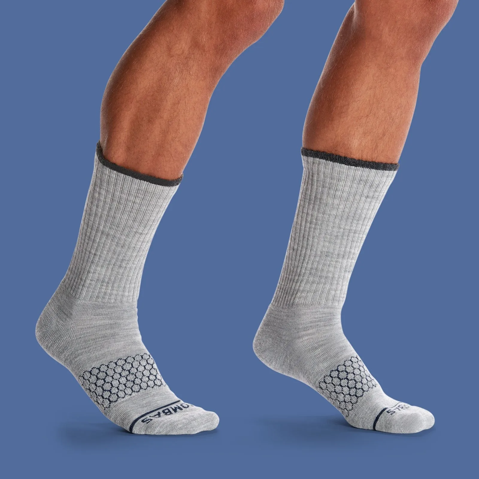 Men's Merino Wool Calf Sock 8-Pack