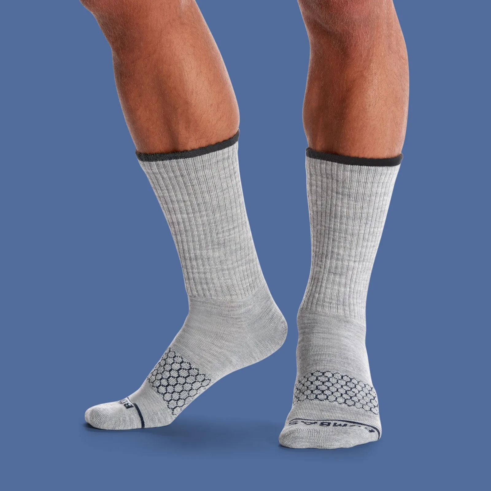 Men's Merino Wool Calf Sock 8-Pack