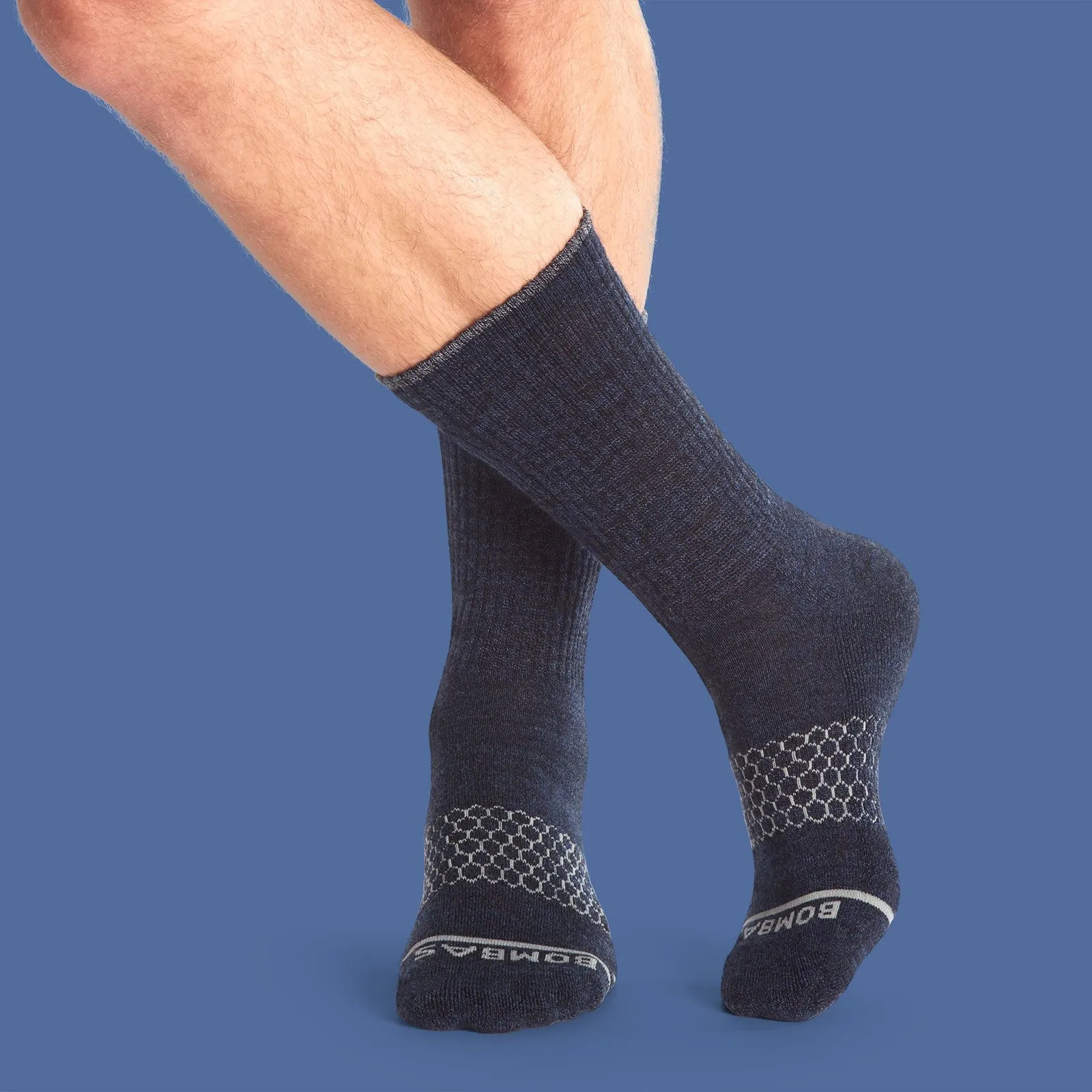 Men's Merino Wool Calf Sock 8-Pack