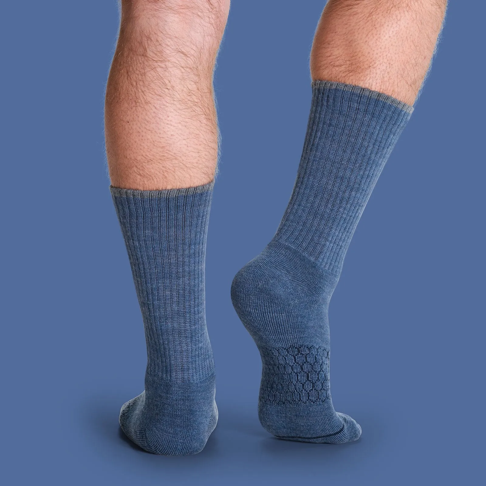 Men's Merino Wool Calf Sock 8-Pack