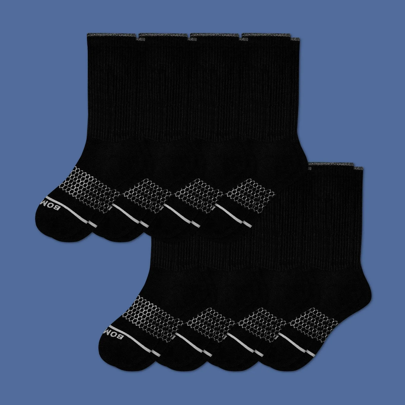 Men's Merino Wool Calf Sock 8-Pack