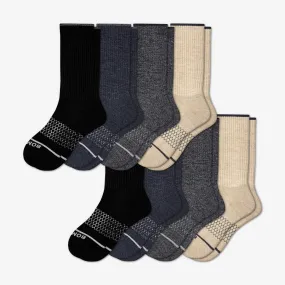 Men's Merino Wool Calf Sock 8-Pack