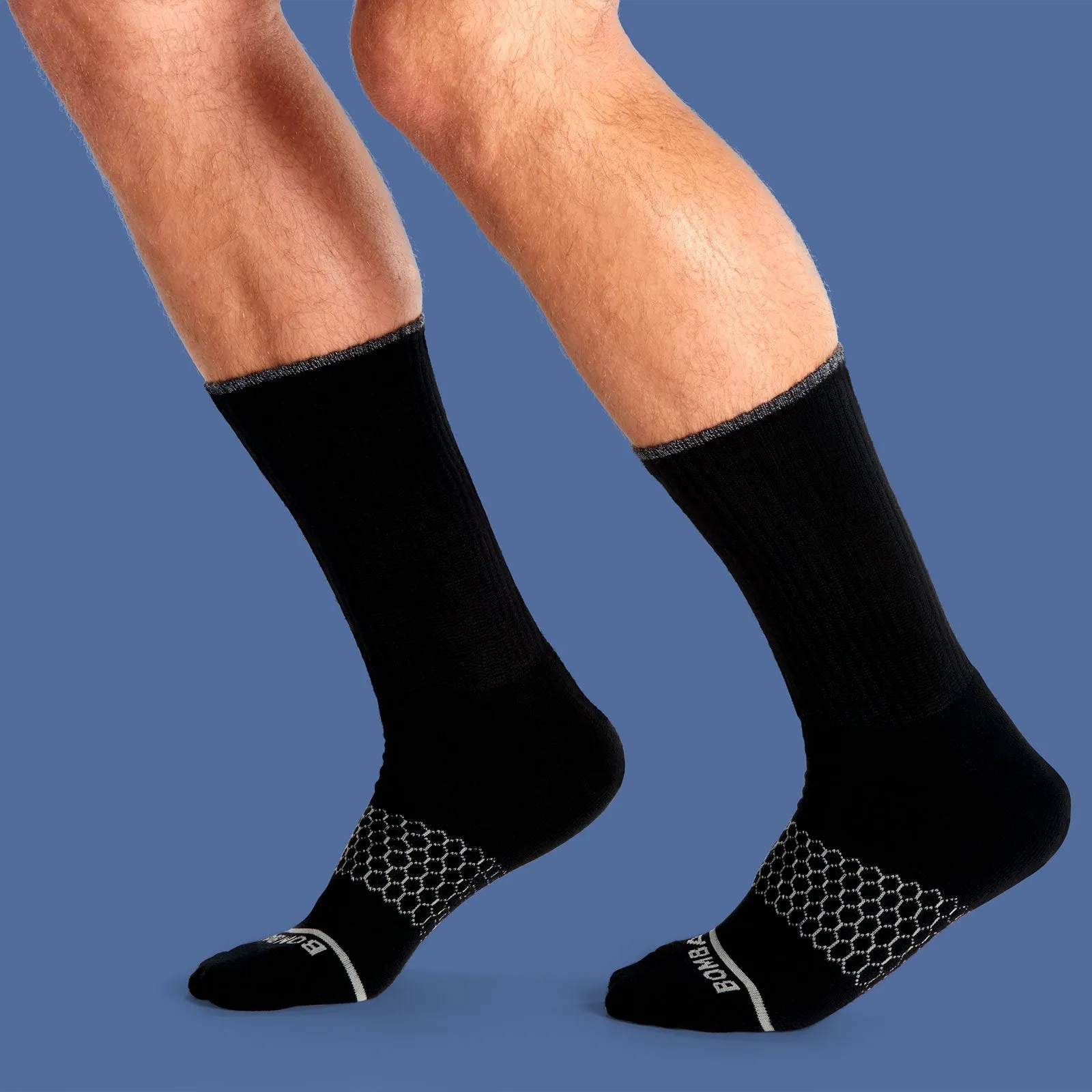 Men's Merino Wool Calf Sock 8-Pack