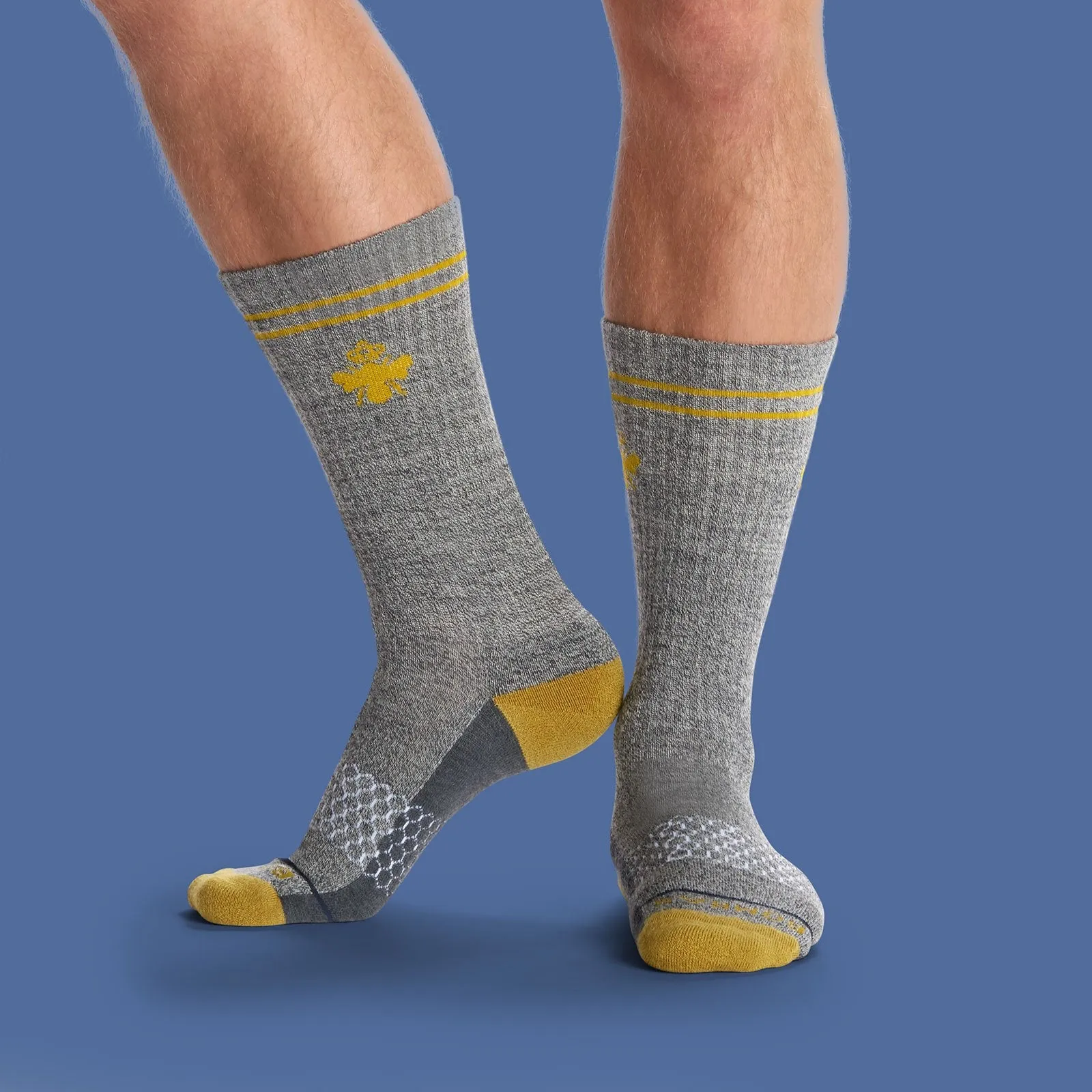 Men's Merino Wool Calf Sock 8-Pack