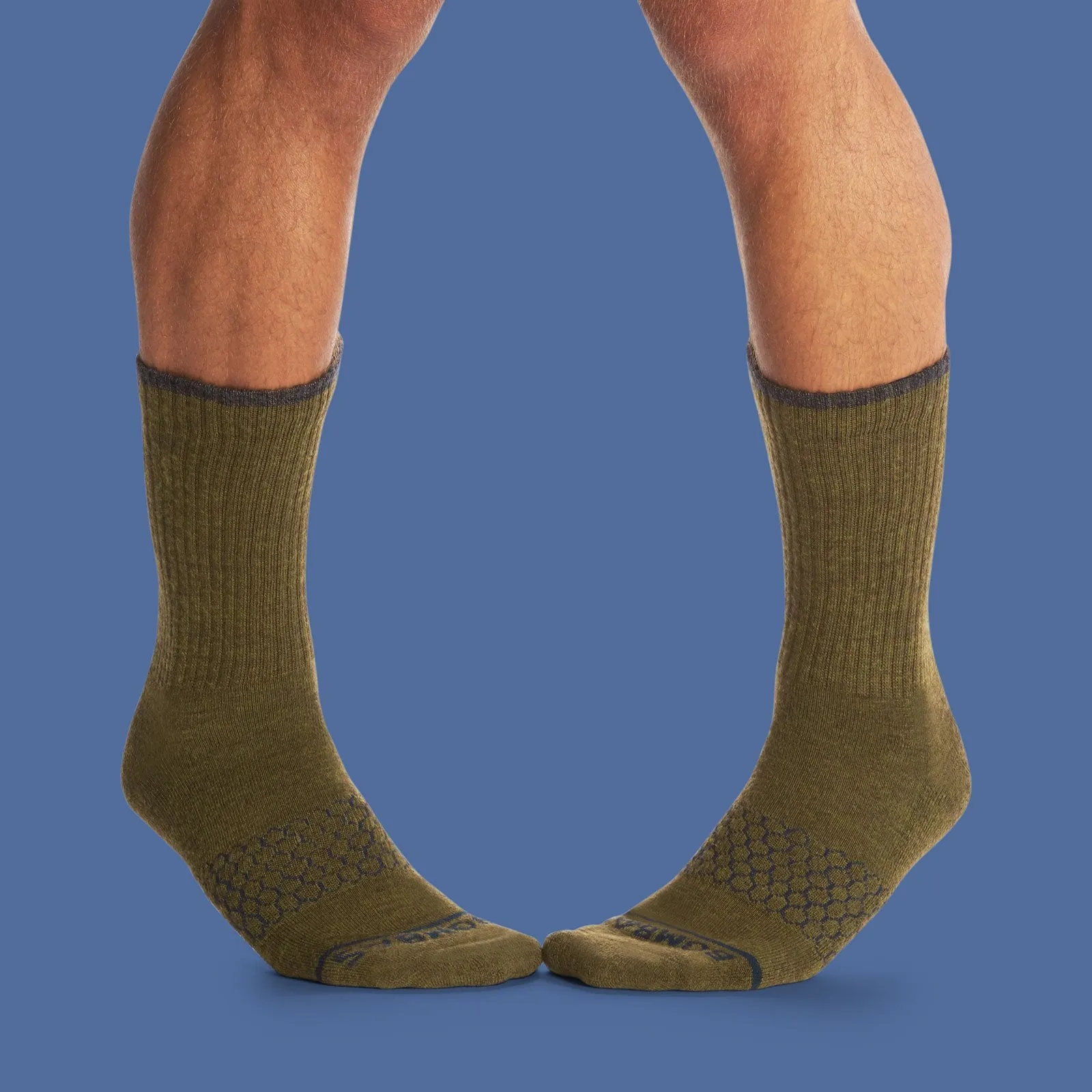 Men's Merino Wool Calf Sock 8-Pack