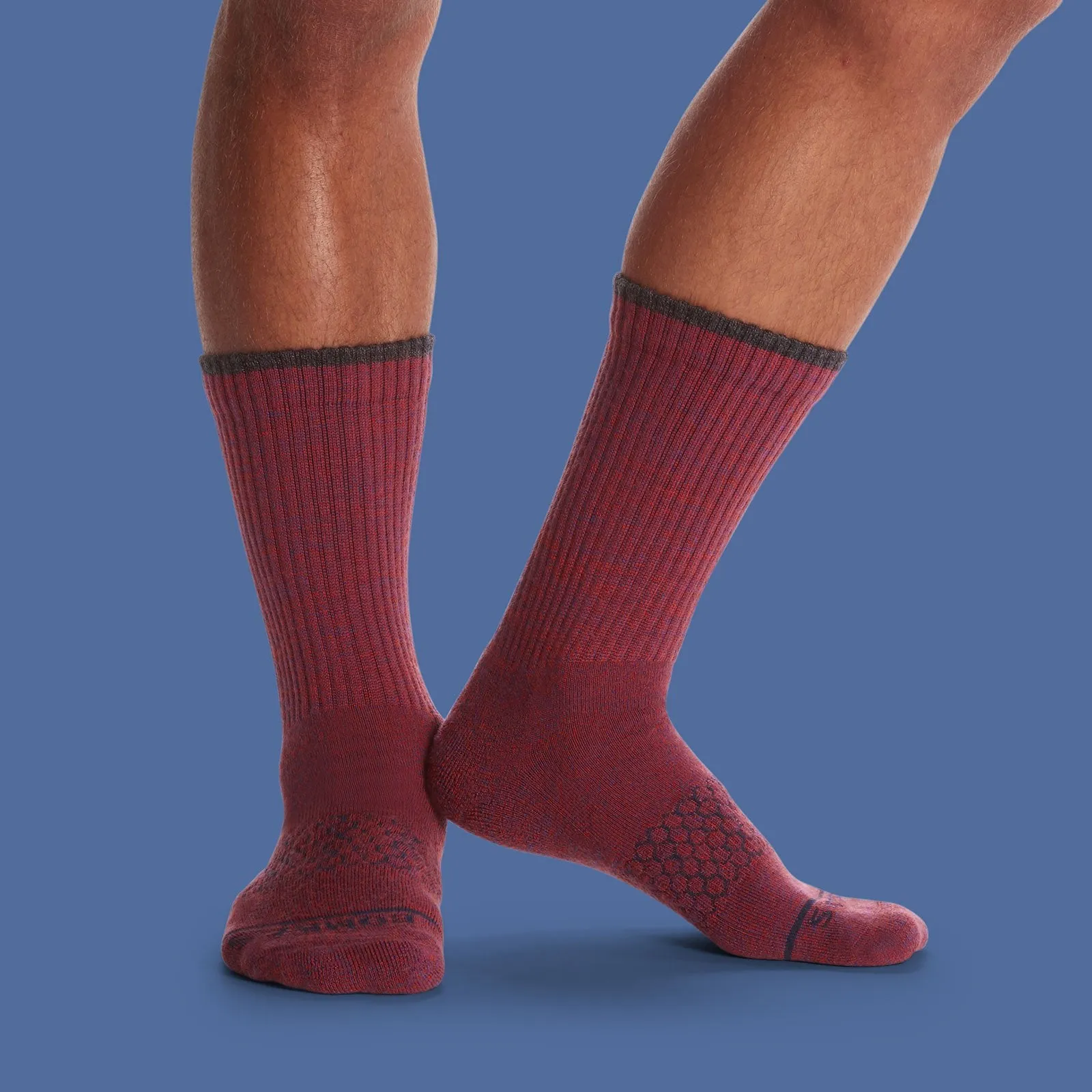 Men's Merino Wool Calf Sock 8-Pack