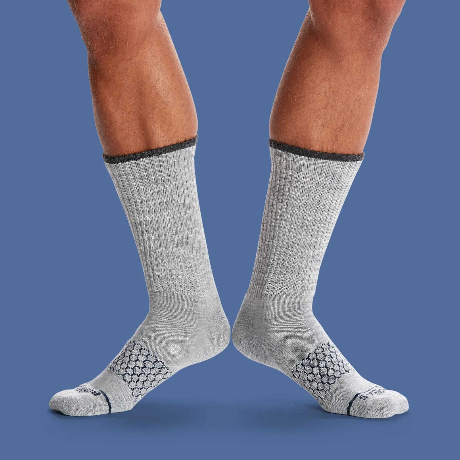 Men's Merino Wool Calf Sock 8-Pack