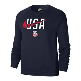 Men's Nike USMNT USA Swoosh Navy Crew