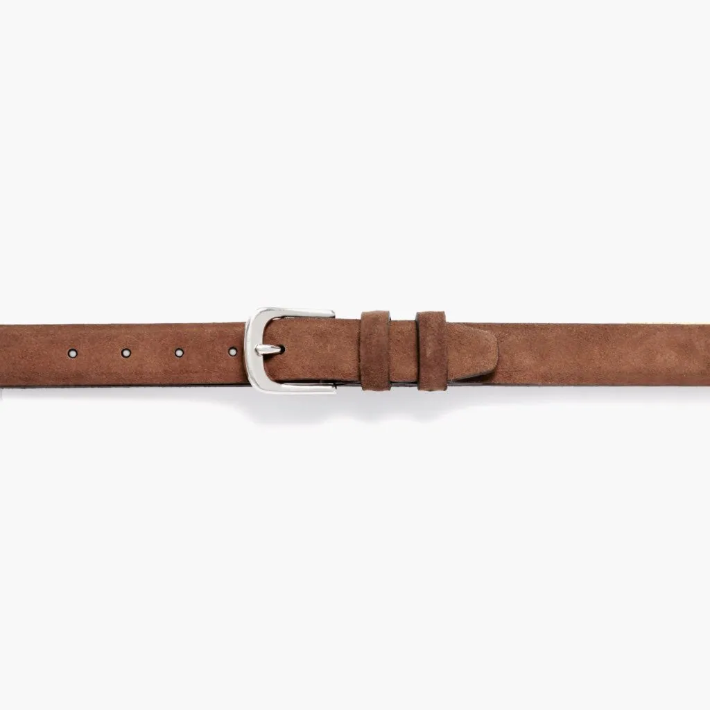 Men's Refined Leather Belt | Cognac Suede