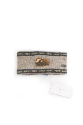 Muskox Wool Headband Qiviuk, Merino & Silk