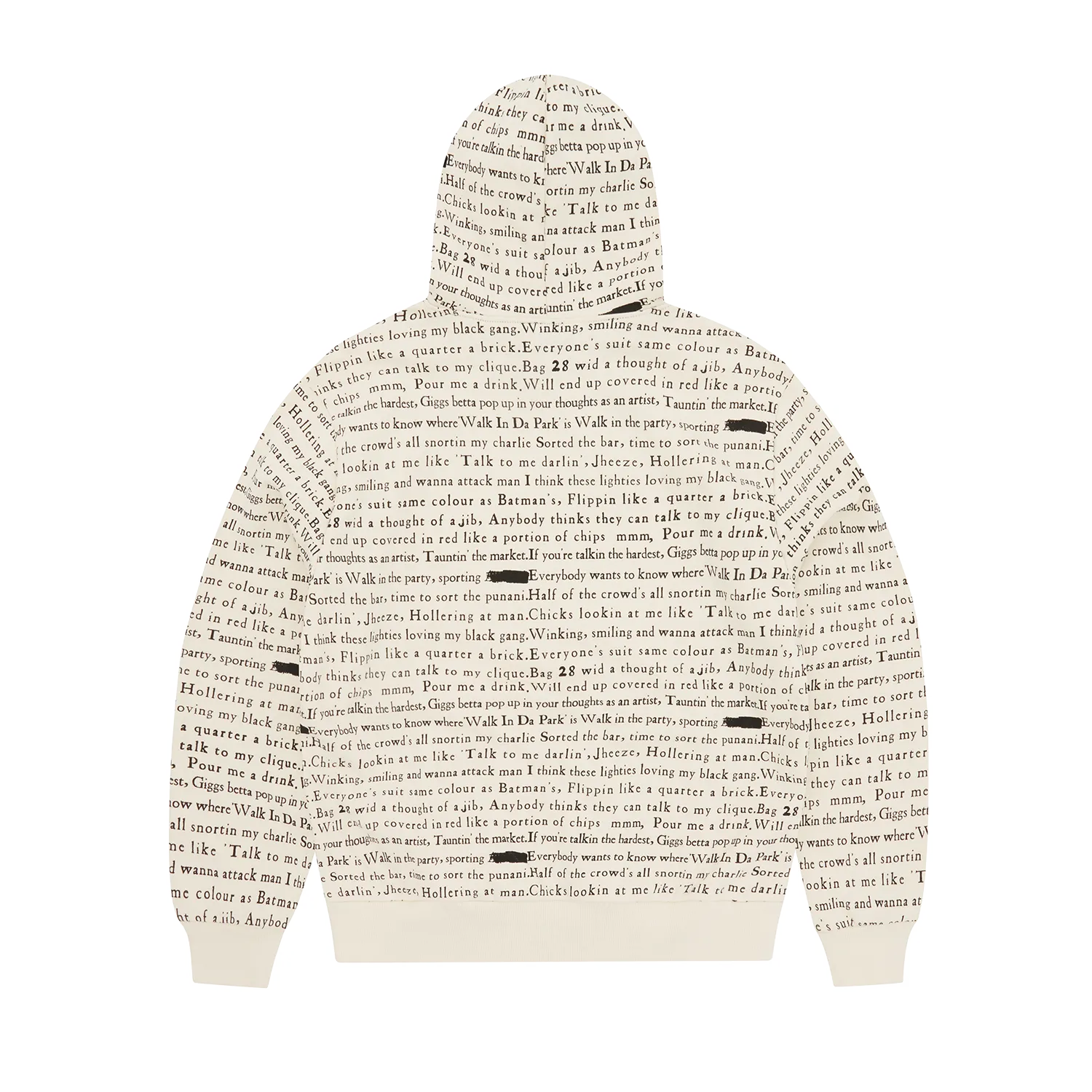 NATIONAL ANTHEM HOODIE [NATURAL]