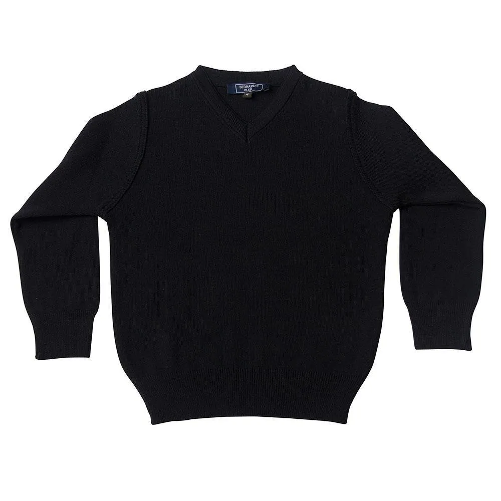 Navy V-Neck Sweater