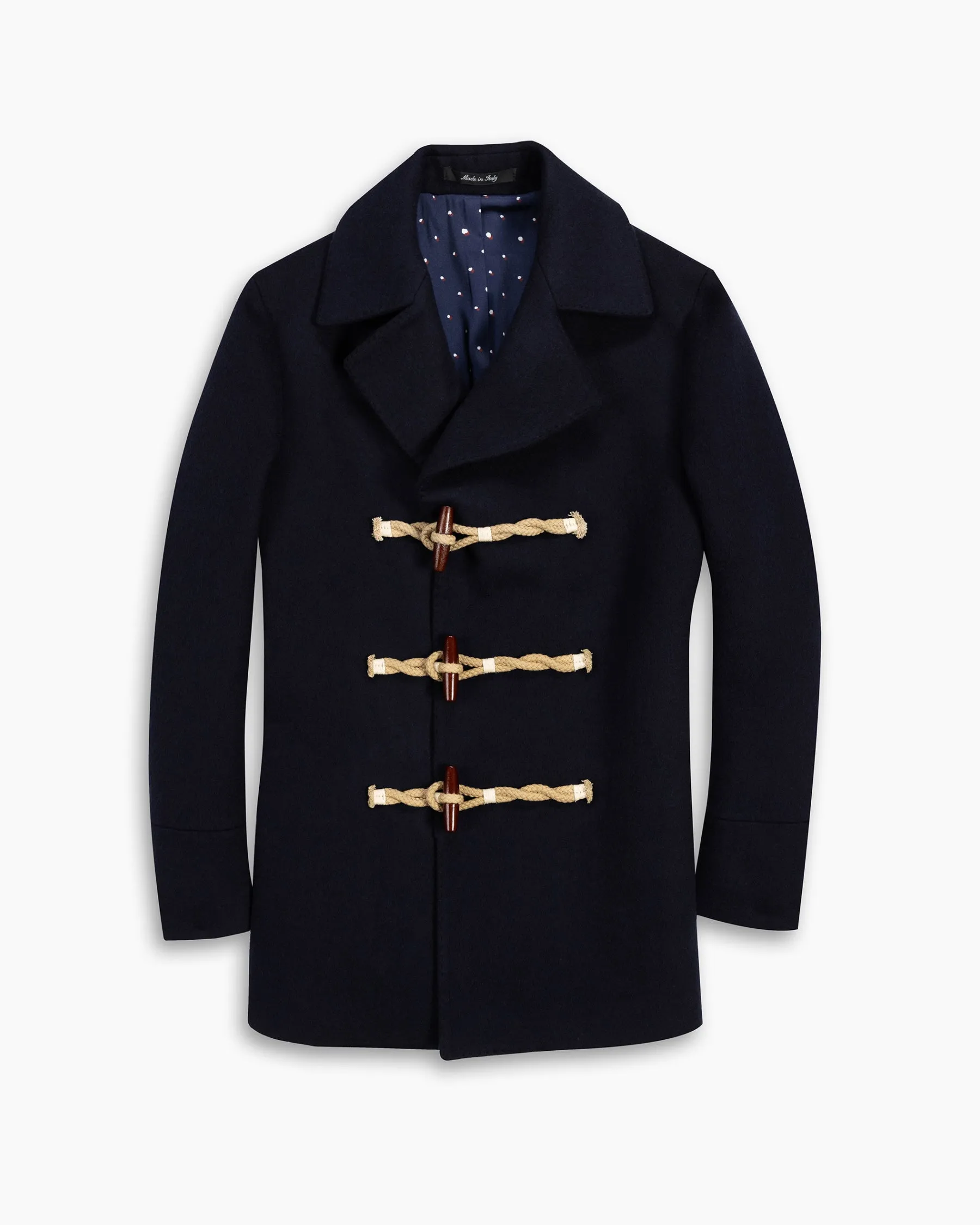 Navy Wool Toggle Peacoat